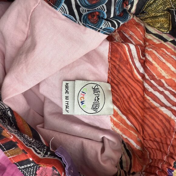 Save the Queen Patchwork Cotton Lined Skirt Size 6 - Picture 7 of 9